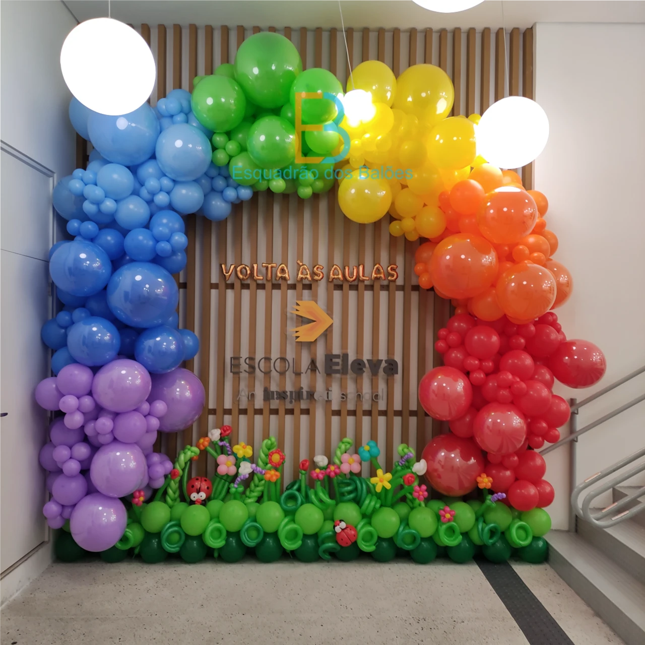 Arco de Balões Colorido